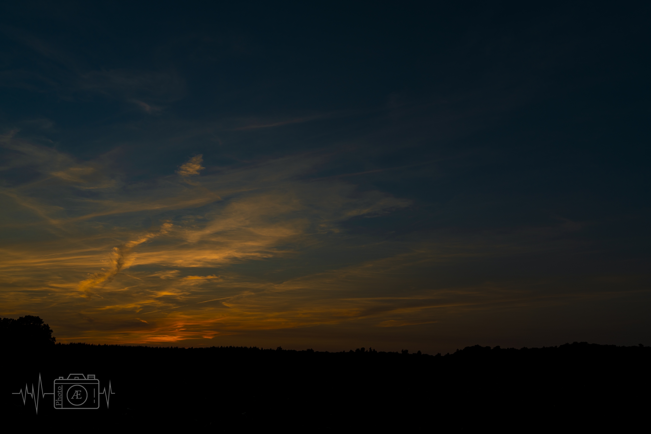 Abendstimmung über den Feldern