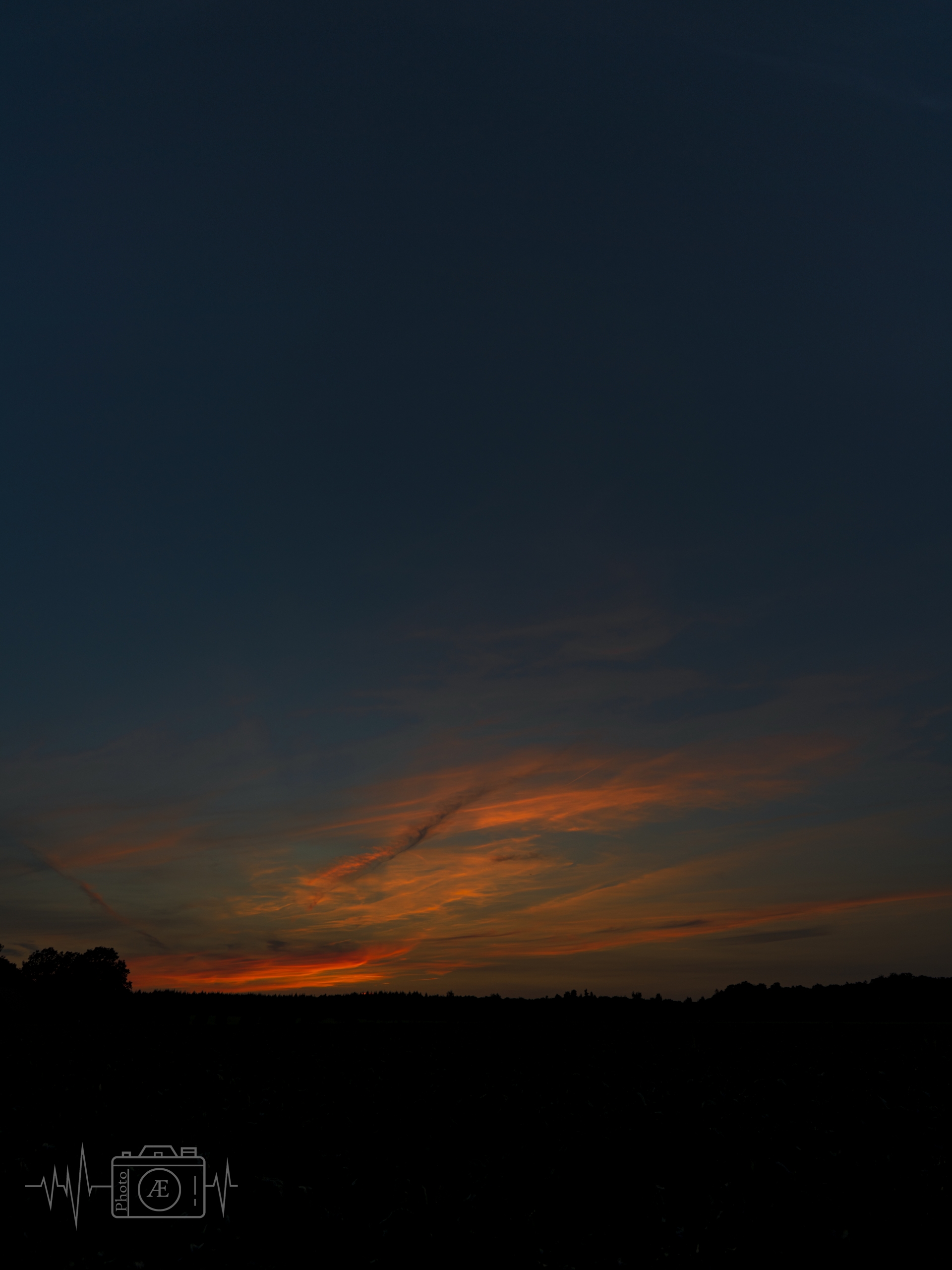 Abendrot am Horizont